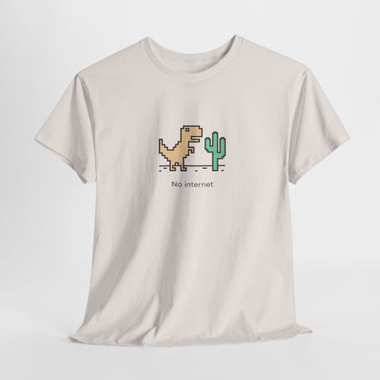 Chrome Dino T-Shirt | Retro Pixel Art Design | Perfect for Web Developers & Tech Enthusiasts