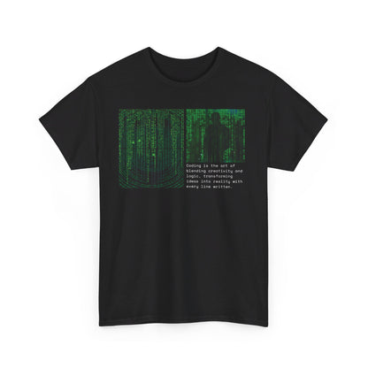 Matrix Code T-Shirt | Programmer & Hacker Design | Coding and Hacking Passion