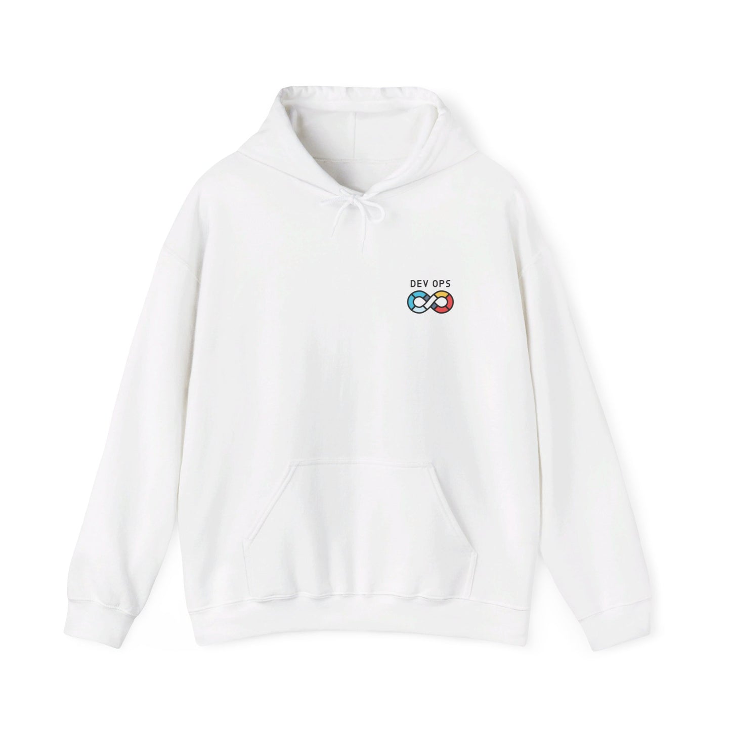 Minimalist DevOps Hooded Sweatshirt for Men