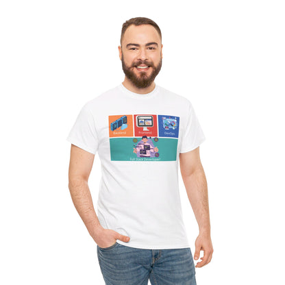 Backend, Fronted, DevOps, Full Stack T-Shirt for Men - Sizes S, M, L | FullStack Apparel