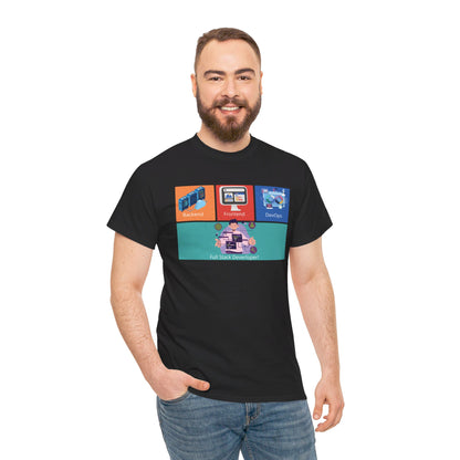 Backend, Fronted, DevOps, Full Stack T-Shirt for Men - Sizes S, M, L | FullStack Apparel