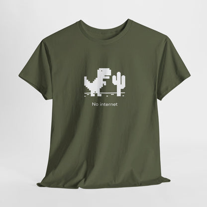 Chrome Dino T-Shirt | Retro Pixel Art Design | Perfect for Web Developers & Tech Enthusiasts