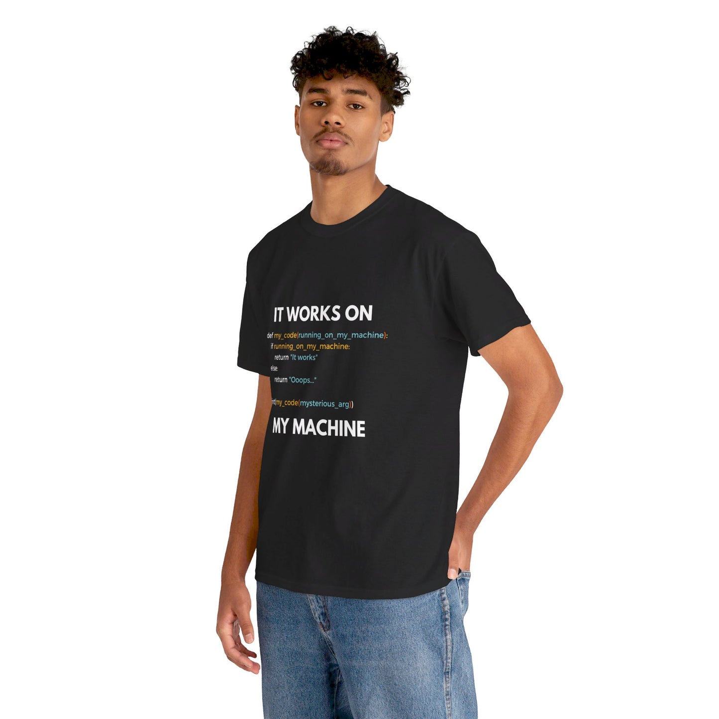 It Works on My Machine' T-Shirt – Programmer's Favorite Coding Tee Express Delivery available