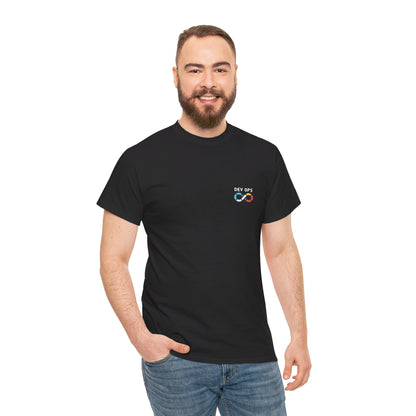 Men's Minimalist DevOps T-Shirt - Stylish Tech Apparel in S, M, L, XL Sizes